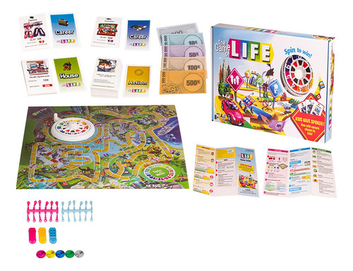 Life Journey Juego De Cartas En Inglés The Game Of Life Game