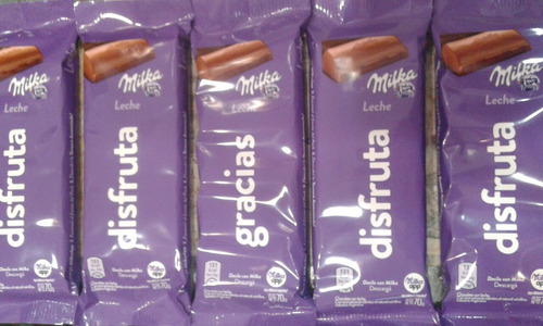 Chocolate Milka X 55 Gs Con Frases Floresta | MercadoLibre