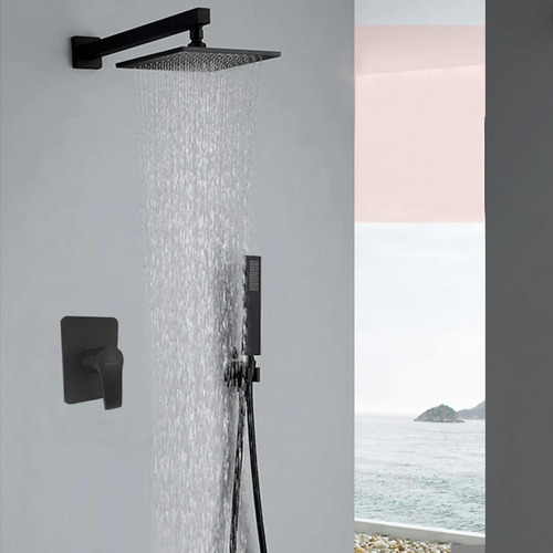 Llave Monomando Ducha Empotrado A Muro Notte