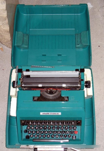 Máquina De Escribir Olivetti Studio 45, Valija Original