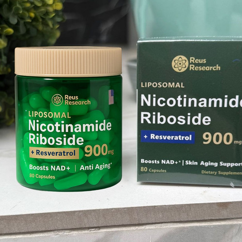 Nicotinamide Riboside Liposomal 900mg + Resveratrol Energía Sin Sabor