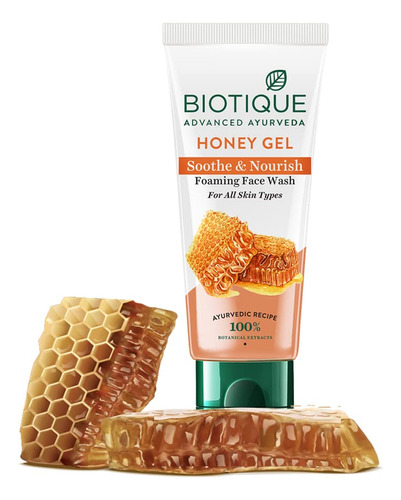 Biotique Bio Honey Gel Hidratante Facial Jabon Para Todo Tip