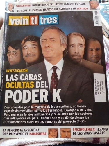 Revista Veintitres Kirchner Zannini Ricardo Jaime 22 09 2005