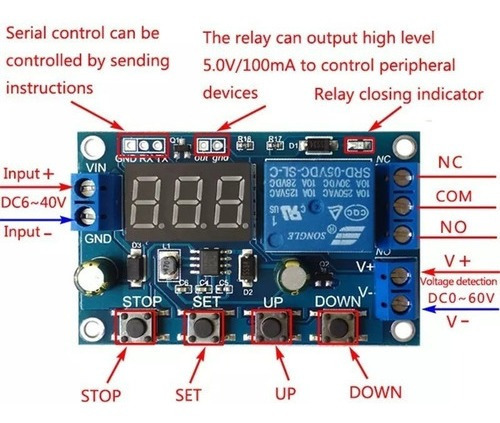 Placa De Controle De Tensão De Bateria Para Automação Solar