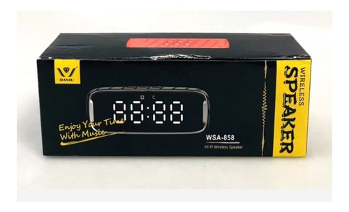 Radio Reloj Despertador Digital Bluetooth Recargable Daniu