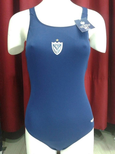 Malla Natacion Velez  By Speed Anticloro,azul En Winograd