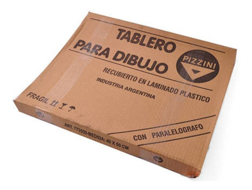 Imagen 4 de 4 de Tablero Para Dibujo Pizzini 50x60 Con Paralela Original