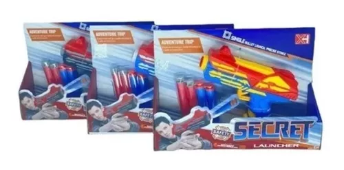 Mini Arminha De Brinquedo Lança Dardos Nerf Pistola Pressão