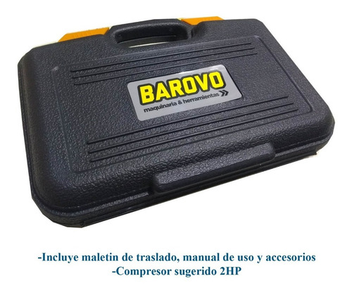 Imagen 4 de 10 de Engrampadora Neumatica Tapiceria 12.8mm + Maletin Accesorios