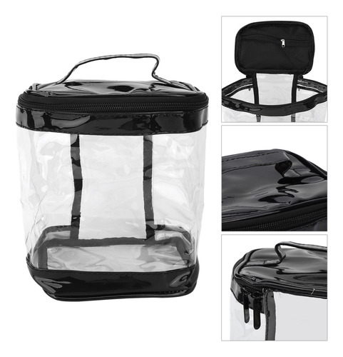 Neceser Transparente De Viaje Portátil De Pvc Transparente E