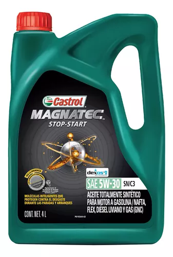 Aceite Sintético Castrol Magnatec Stop-Start 5w-30 C3 por envase 4 Litro