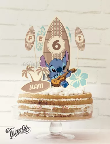 Kit Imprimible Stitch Para Decorar Cumpleaños Texto Editable