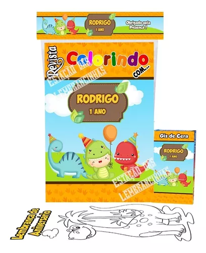Livro de colorir Roblox lembrancinha - Digion Paper - Kit de