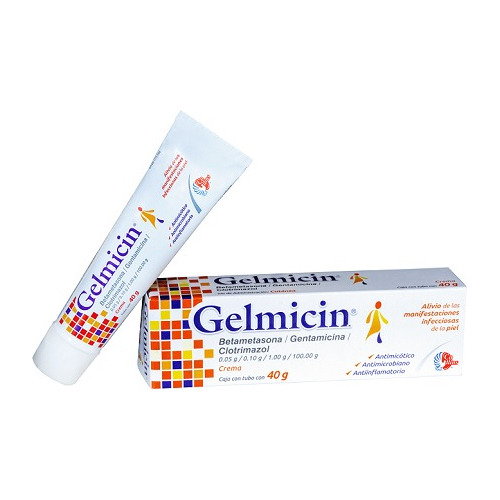 Gelmicin Crema C/40g Betametasona/ Gentamicina/ Clotrimazol