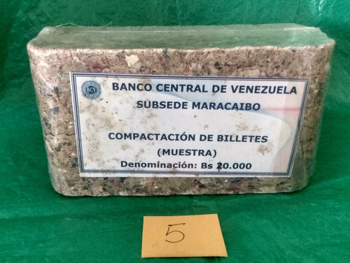 Briquetas Bloques De Billetes De Venezuela Bcv Pequeña C5