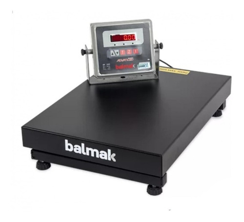 Balança industrial digital Balmak BK-Carbono 150kg 90V/250V cinza 50 cm x 50 cm