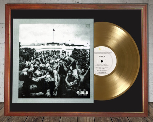 Kendrick Lamar To Pimp A Butterfly Tapa Lp Y Disco De Oro