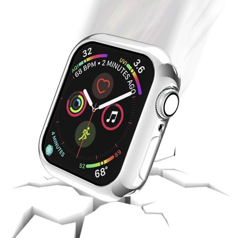 Carcasa Para Apple Watch Serie 5 Y 4 40mm Plateado