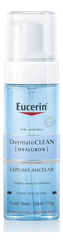 Eucerin Dermatoclean Hyaluron Espuma Micelar Facial 150ml