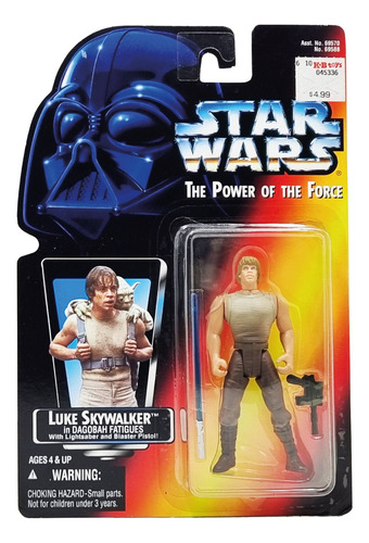 Kenner - Star Wars - Potf - Red Card - Dagobah Luke - S L