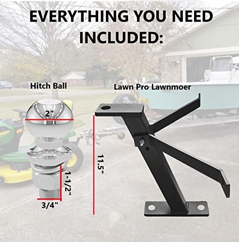 Sleekmax, Great Day Lawn-pro Hi-hitch Lnphh650 Bola Incluida