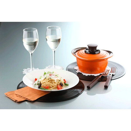 Caçarola Roichen Premium Pot Laranja Com Revestimento E Ta