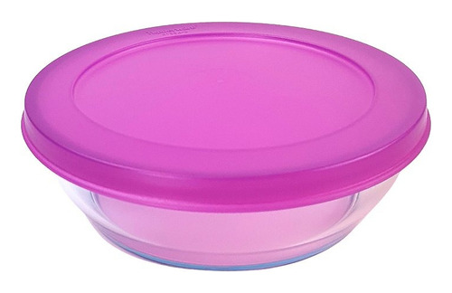 Tupperware Tigela Clear Bowl 410ml Roxo Policarbonato