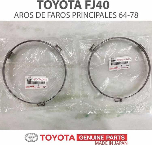 Aros De Faros Principales Fj40 64-72 Toyota Original