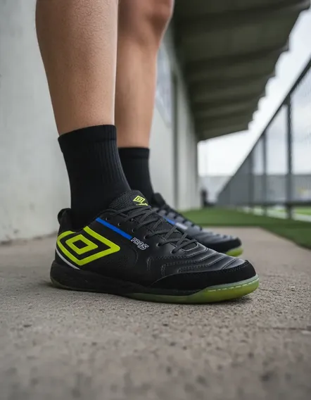 Tênis Umbro Pro 5 Bump Futsal Couro Original Profissional