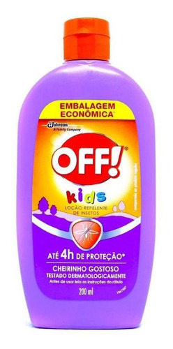 Repelente Off Kids Loção 200ml