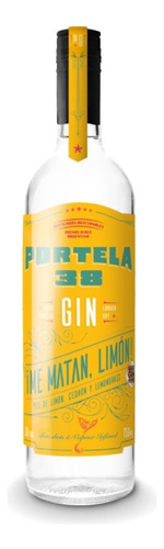 ! Gin Limon Portela 38 750ml Artesanal Premium 38% Vol