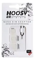 Comprar Pack De Adaptadores Noosy Simcard 3 En 1 Nano Micro + Llave