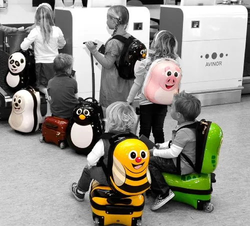 Juegos De Maletas - Picture Case The Cuties And Pals Travel