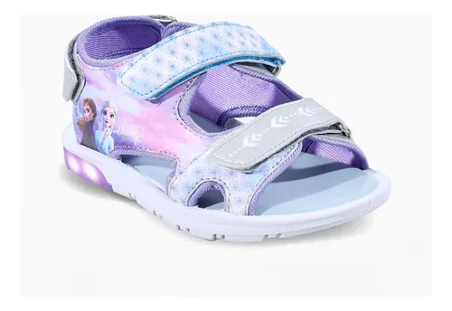 Sandalias Frozen Disney Luces Led Ni os Abrojos Footy