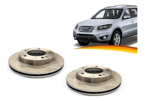 Disco Freno Delantero Hyundai Santa Fe 2010 / 2013 X2 321 Mm