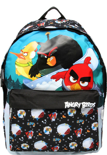 Mochila Casual Masculina Angry Birds Preto - Abm802801 Sanya