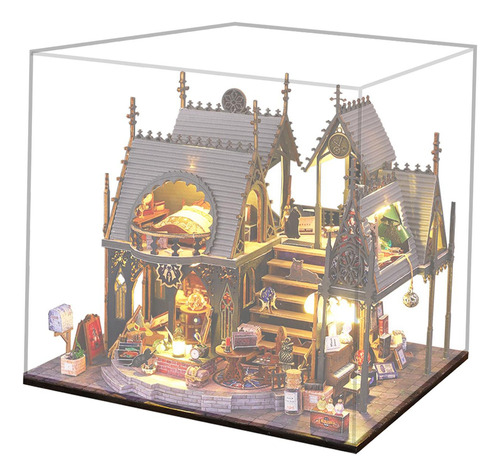 Diy Casa De Muñecas En Miniatura De Madera Decoraciones