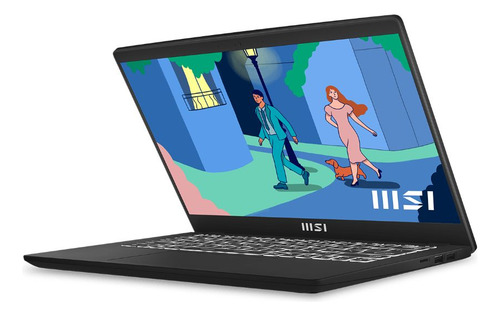 Notebook Msi Modern Ryzen 5 7430u 16gb Ssd 512gb 14 Win11 Color Negro