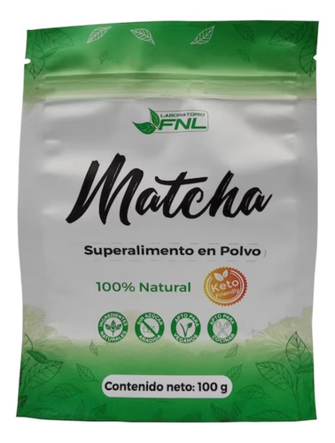 Te Matcha 100% Natural. 100g / Agronewen Sabor Propio / FNL