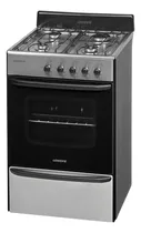 Comprar Cocina A Gas Longvie 12231x 56cm Inox Cajón Parrilla Color Acero inoxidable
