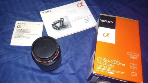 Lente Sony 55-200mm / 4-5.6 Dt Sam Sal-552002