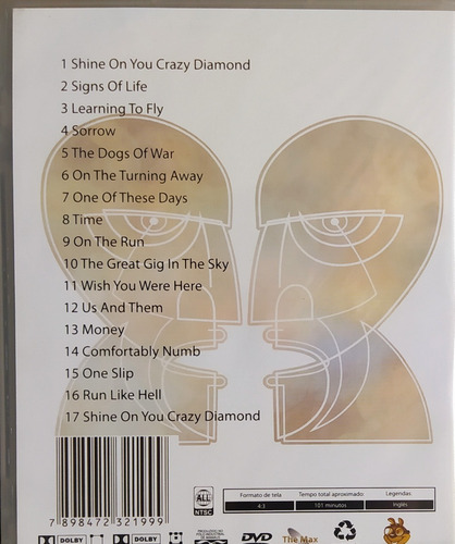 Pink Floyd Delicate Sound Of Thund Dvd Original Lacrado