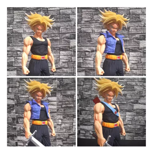 Estátua Dragon Ball Z Trunks Do Futuro Super Saiyajin