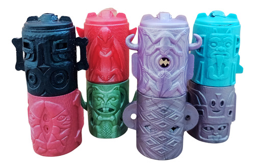 Figuras Cereal Kellog's Premium Tribe Totem Colección (Usado)