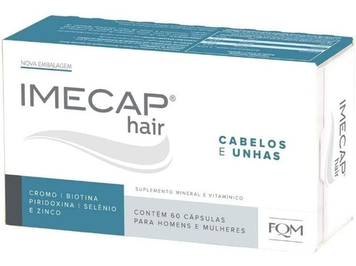 Imecap Hair Contém 60 Cápsulas