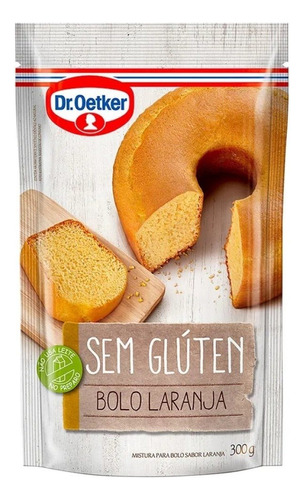 Mistura sem Glúten para Bolo de Laranja Dr. Oetker 300g