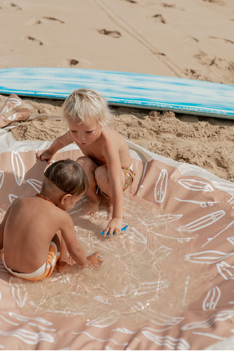 Beach Puddle Piscina De Playa Flexible Para Ninos (terracott