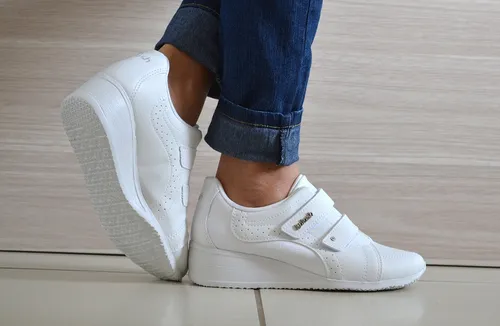 Tenis kolosh cheap branco velcro
