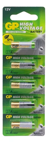 5 X Gp 27A Mn27 12V Alkaline Battery