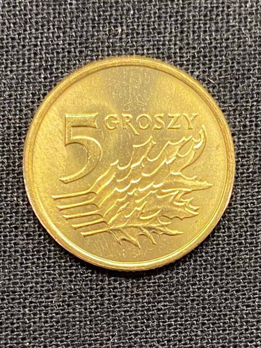 Polonia - 5 Groszy - Año 2008 - Y #278 - Aguila